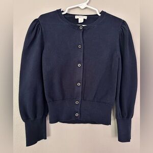 Girls Crewcuts Navy Cardigan Sweater Size S